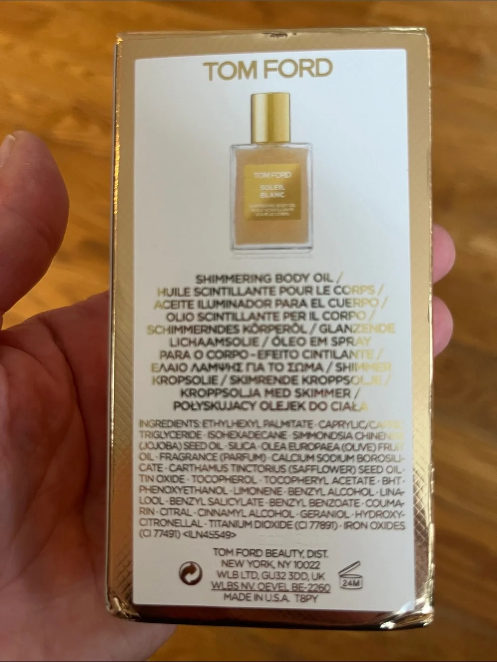 Tom Ford new box